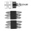 Adjustable Screw Depth Limiter Holder with 12pcs Cross PH2 Screwdriver Bits 2