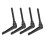 4PCS Metal Machine Knobs Adjustable Fixing Handle M6 Male Thread (16mm) 2