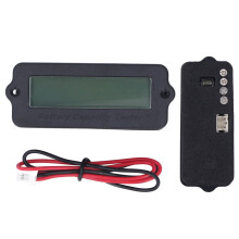 Batterijmeter met hoge resolutie, realtime capaciteits- en spanningsindicator, waterdichte batterijspanningsmonitor 14-serie