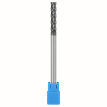 1 stuk HRC45 wolfraamcarbide 4-snijdige CNC-frees, 6 mm diameter x 100 mm lengte
