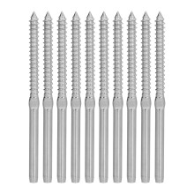 10Pcs Swage Lag Screws Left Right Good Welding Performance T316 Stainless Steel Easy Installation DIY Baluster Kit