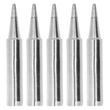 5Pcs Soldering Iron Tips BGA Station Tool Copper Welding Head Kit Hardware 900M Series(Cone TypeB )