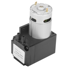 12  V  DC  Mini  Ölfreie Vakuumpumpe, 12 W,   80 kPa, Fördermenge 12 l/min für Gase