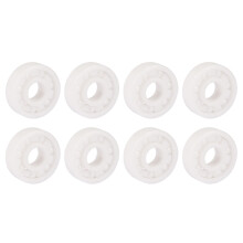 8 stuks witte ZrO2 volledig keramische miniatuur 608 kogellagers 8x22x7mm