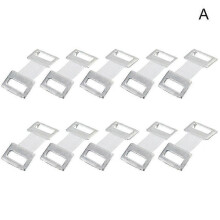 (Soft Purple) 10pcs Bandage Clips Elastic Body Wrap Clips Metal Clasps For Compression S4Q