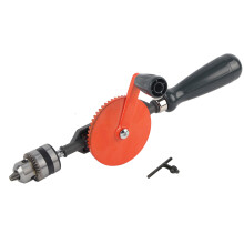 3/8" draagbare handboormachine, mini handboormachine met dubbele tandwielen voor hout en kunststof