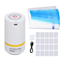 43Pcs Filament Storage Bags Vacuum Kit Drying Sealed with 5V 3W Automatic Pump Desiccants Clips 3D Printer Supplies