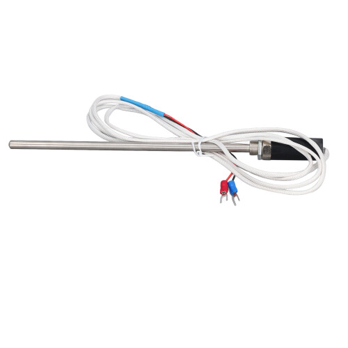 Temperature Sensor Probe Replacement Stainless Steel K Type Digital Temperature Transmitter Extension Cable 2m 2