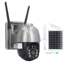 Solar Security Camera 3MP HD 355 Degree Rotate 140 Degree Tilt Outdoor WIFI Wireless Surveillance Camera