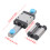 1pc LML7B Miniature Linear Rail Guide 7mm Width Slide Block(55mm) 5