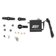 RC Digital Servo 35KG 180 Degree Steel Gear High Torsion Brushless Servo Motor for Robotic Arm Model Car Drone 4.8-8.4V