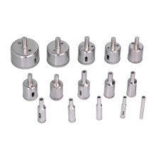 15Pcs Marble Hole Opener 6?50mm Diamonds Large Twisting Force Fast Drilling Speed Drilling Tools
