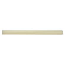Hochwertiger runder Nylon Kunststoffstab, weiß, 20/35 mm Durchmesser, 500 mm Länge (35 x 500 mm)