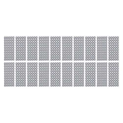 1000 Pcs 3D Scanning Marker ID 6mm OD 10mm High Reflection Strong Adhesion 3D Tracking Dot Reference Point Marker