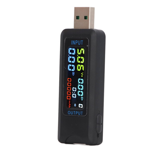 USB Multifunctional Tester IPS LCD Display Digital Voltage Current Power Capacity Meter for Electronic Detection 5?36V 1