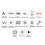 Digital Multimeter NCV Voltage Detection 200uF Capacitance Measurement LCD Backlit Display Multi Tester with Flashlight 4