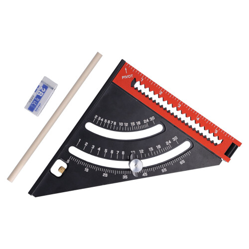 Folding Triangle Square Adjustable Positioning Goniometer Ruler Woodworking Scribe Layout Tool