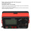 Isolatieweerstandstester met HD LCD-display, digitale isolatieweerstandstester 1000V 4