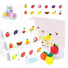 (Fruits) Air Dry Clay, 2024 Upgrade Modeling Clay for Kids Molding Gift Kits with Tools