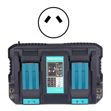 Lithium Battery Charger Dual Port Smart Batteries Maintainer with USB Interface AC 100?240VAU Plug