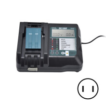 Li Ion Battery Charger Multiple Protections Simple Convenient Rust Proof USB Battery Charger for DC18RA 100?240VUS