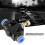 5 pcs/set Push In Speed Controller 6mm Pneumatic Air Flow Control Valve Connector 2