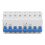 Mini Interlocking Conversion Circuit Breaker Guide Rail Type Manual Dual Power Transfer Switch AC400V 4P+4P 4500A 63A 1
