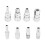 8Pcs 3/8?? Pneumatic Quick Fittings Release Plug Socket Connector Set for Air Compressor Hose 2