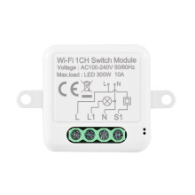 1CH WIFI Switch Module Mini Smart Module with Voice Control Mobilephone APP Control Timing Function