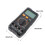 Digital Multimeter Auto Ranging Voice Broadcast AC DC Voltage Current Capacitance Resistance Frequency Tester 5