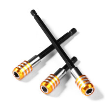 3 Pcs Drill Bit Extension Set Quick Release Bit Holder 1/4 Inch Hex Shank Magnetic Extension Chuck Adapter