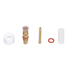 TIG Welding Torch Accessory Argon Welder Glass Cup Part Kit Set for 2.4MM WP?17/18/26