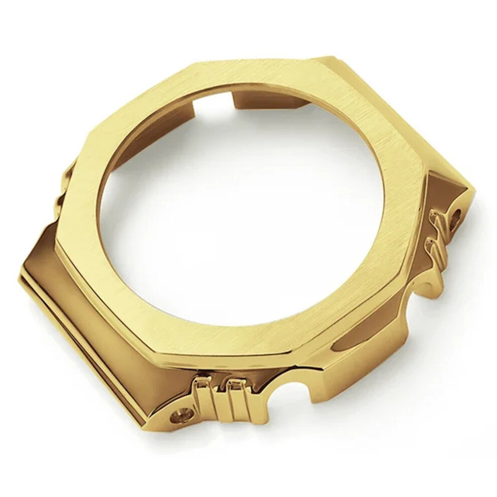 (Gold) For Casio Gma-S2100 Stainless Steel Watch Case Metal Cover Gold 6914297291796
