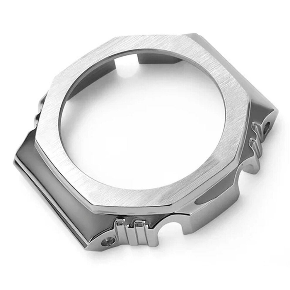 (Silver) For Casio Gma-S2100 Stainless Steel Watch Case Metal Cover Silver 6914293542380