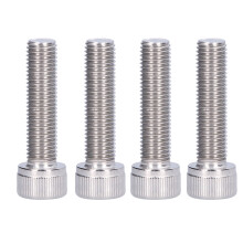 4Pcs Hex Bolt Socket Cap Screw A2 Stainless Steel 1.25mm Fine Pitch Fastener HardwareM10x40
