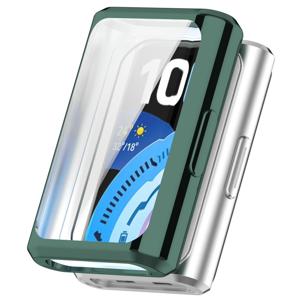 (Green) For Huawei Band 11 Pro / 11 Pro Nfc Tpu Watch Case Full Coverage Electroplating Protective Cover Green 6914292927485