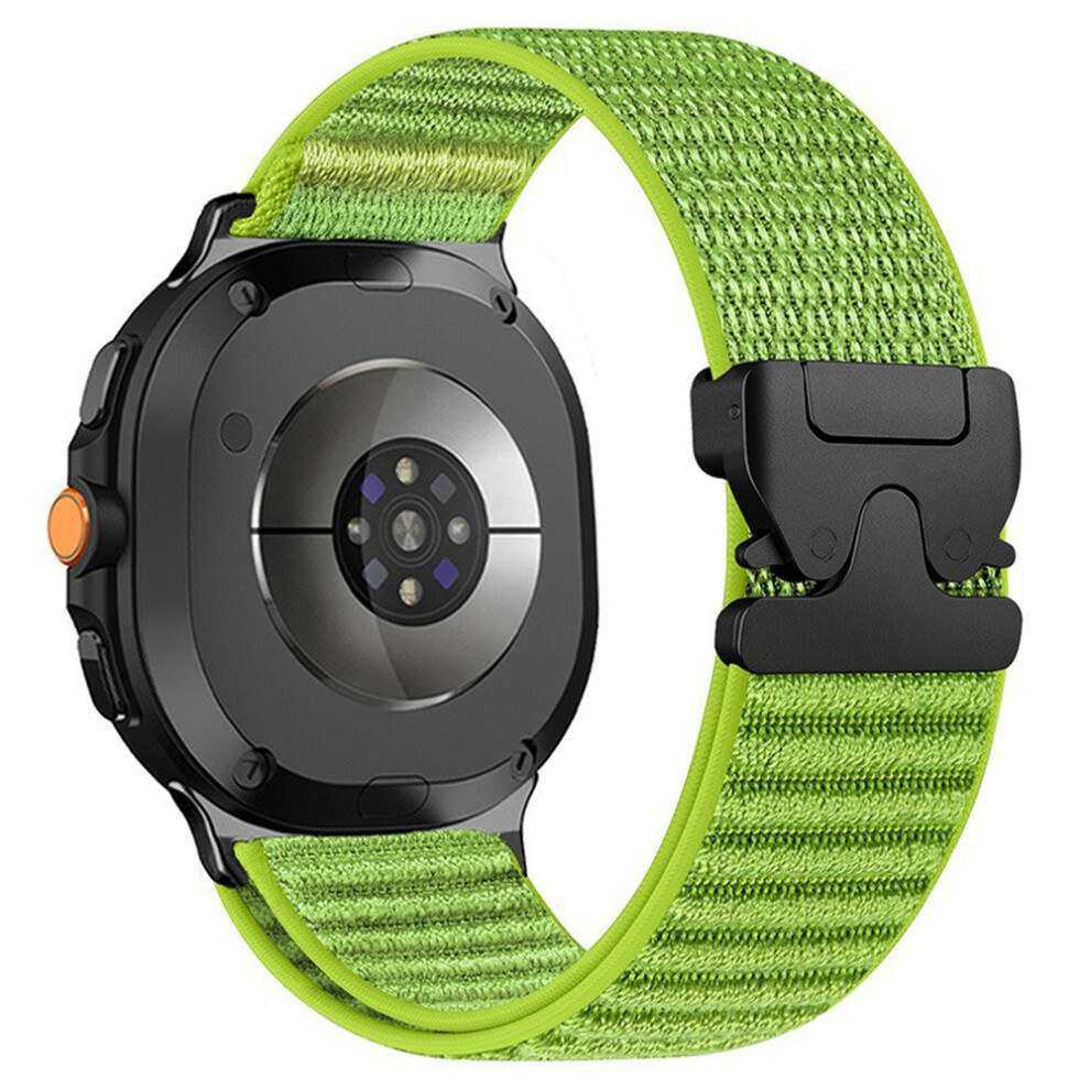 (Green) Nylon Watch Band For Samsung Galaxy Watch8 44Mm / 40Mm / Watch8 Classic 46Mm Parachute Buckle Wo Green 6914294206229