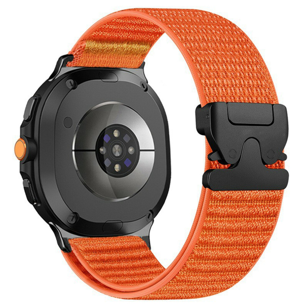 (Orange) Nylon Watch Band For Samsung Galaxy Watch8 44Mm / 40Mm / Watch8 Classic 46Mm Parachute Buckle Wo Orange 6914299038245