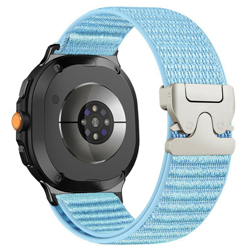 (Blue) Nylon Watch Band For Samsung Galaxy Watch8 44Mm / 40Mm / Watch8 Classic 46Mm Parachute Buckle Wo Blue 6914291153205