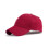 (red)Cotton Baseball Cap Ball Dad Hat Adjustable Plain Solid Washed Men Washed PC 1