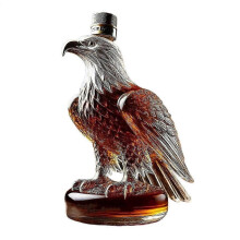 (Circle, transparent) 350ml Whiskey Decanter Bald Eagle Shape Wine Bottle Strength Symbol Decanter Eagle Spirit Bottle Fre