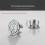 (B) 2PCS Solid Sink Overflow Covers Kitchen Bathroom Basin Trim Round Hole Caps 2
