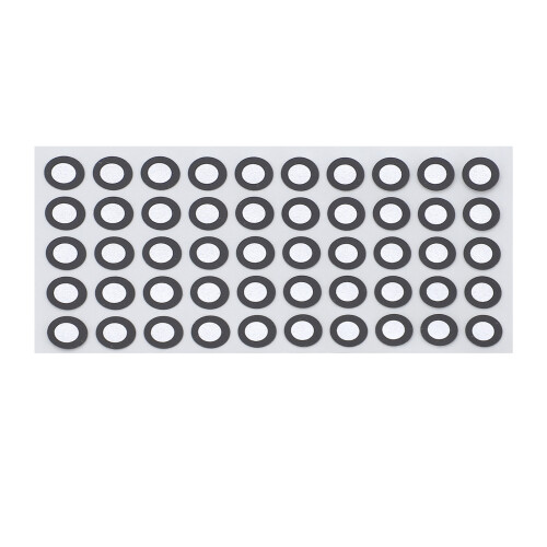 1000 Pcs 3D Scanning Marker ID 6mm OD 10mm High Reflection Strong Adhesion 3D Tracking Dot Reference Point Marker 2