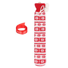 Hot Water Bottle Soft Rubber Pain Relief Thermal Therapy Hot Water Bag for Neck Waist Abdomen 1L