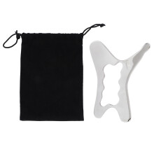 Portable Gua Sha Tool Stainless Steel Massage Scraping Board for Legs Arms Neck Shoulder