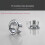 (D) 2PCS Solid Sink Overflow Covers Kitchen Bathroom Basin Trim Round Hole Caps 2