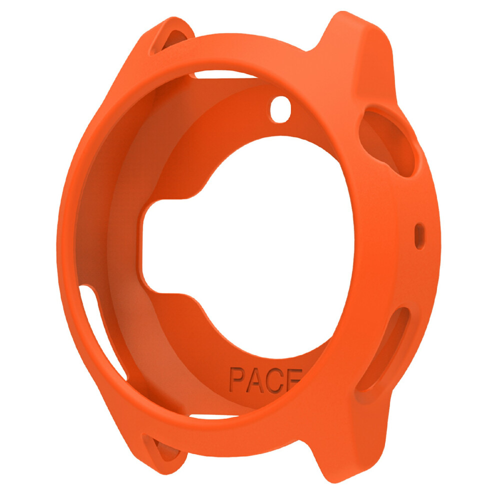 (Orange) For Coros Pace 4 Watch Case Soft Silicone Hollow Watch Frame Cover Orange 6914291945961