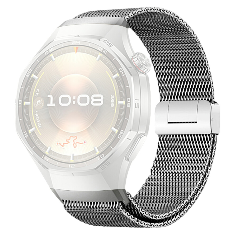 (Titanium) Titanium Alloy Watch Band For Huawei Watch Gt 6 Pro 46Mm Seamless Magnetic Clasp Milanese Mesh Strap 6914292776892