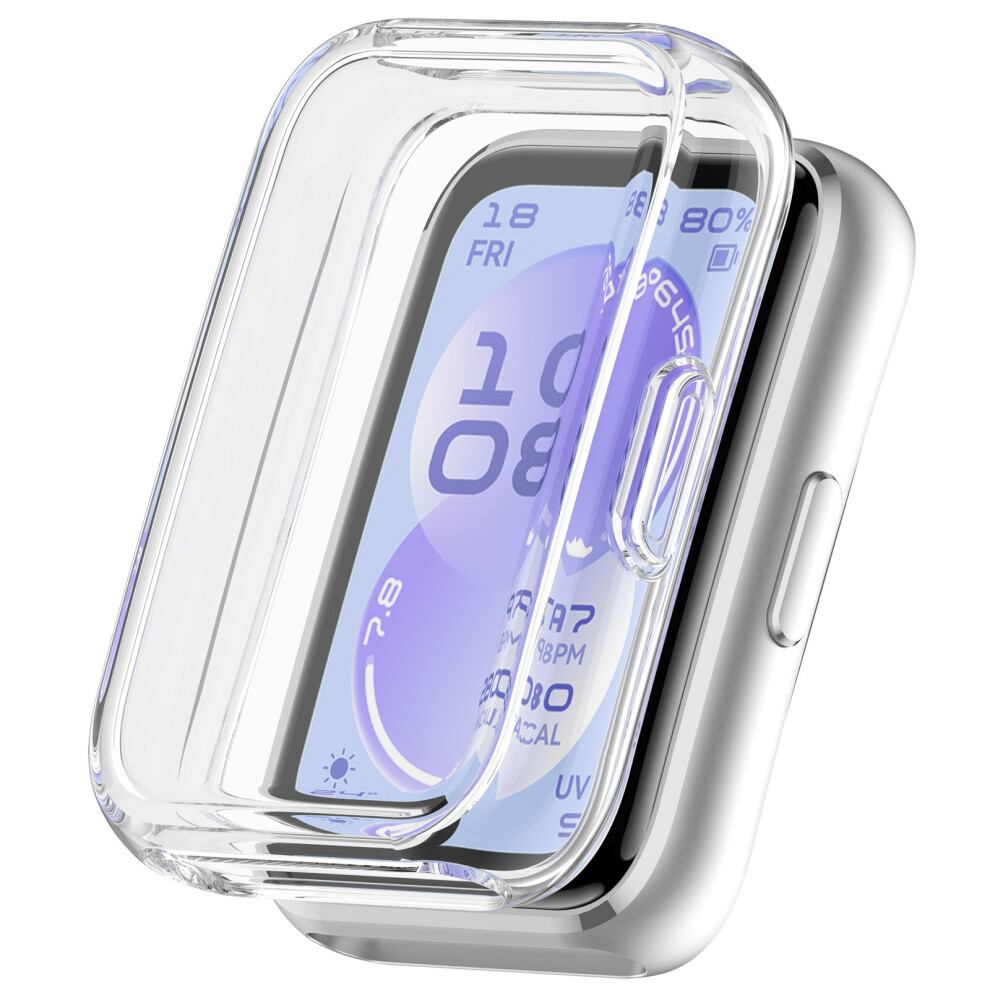 (Transparent) Tpu Watch Case For Huawei Band 11 / 11 Nfc Full Coverage Protective Cover With Screen Protector 6914290673759