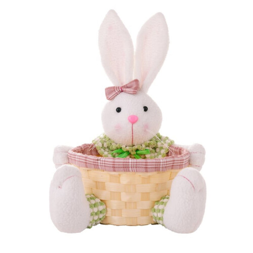 4X Easter Candy Dish, Bunny Easter Basket, Easter Candy Storage Basket, Gift Box for Table Decor Easter Gift,A 1